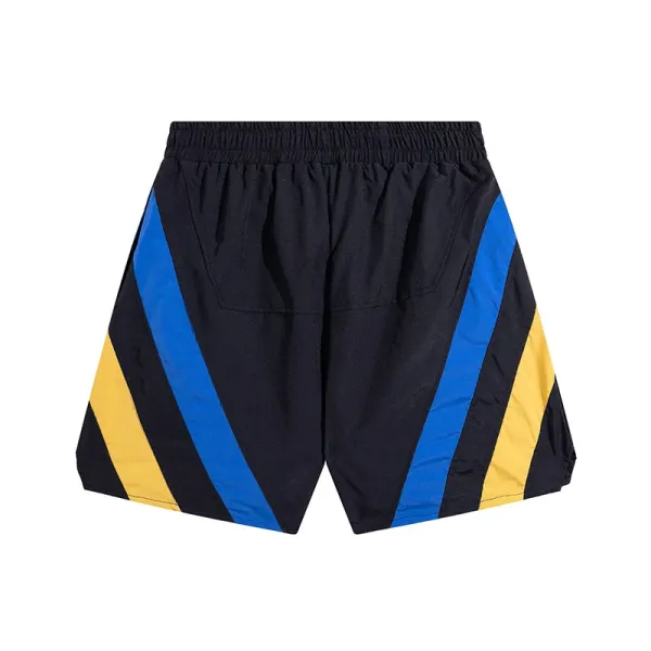 Rhude Panelled Track Shorts Burgundy - 13