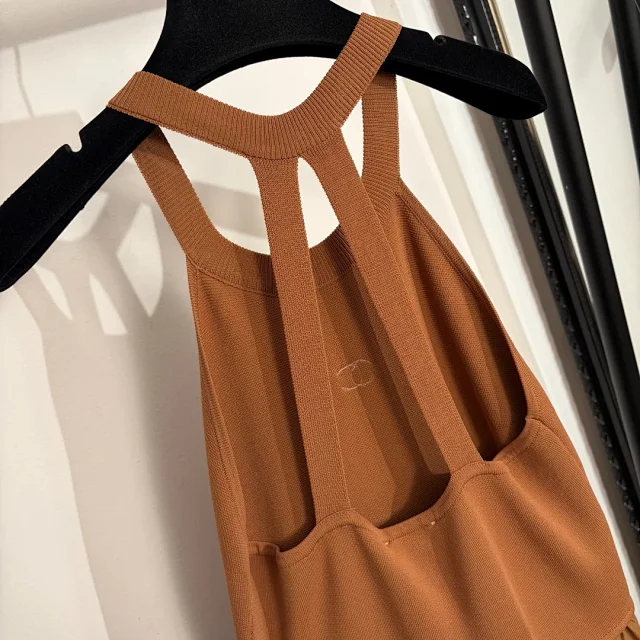 Unbranded Dresses Sleeveless Knit and Gathered Maxi Dress product detail image 6