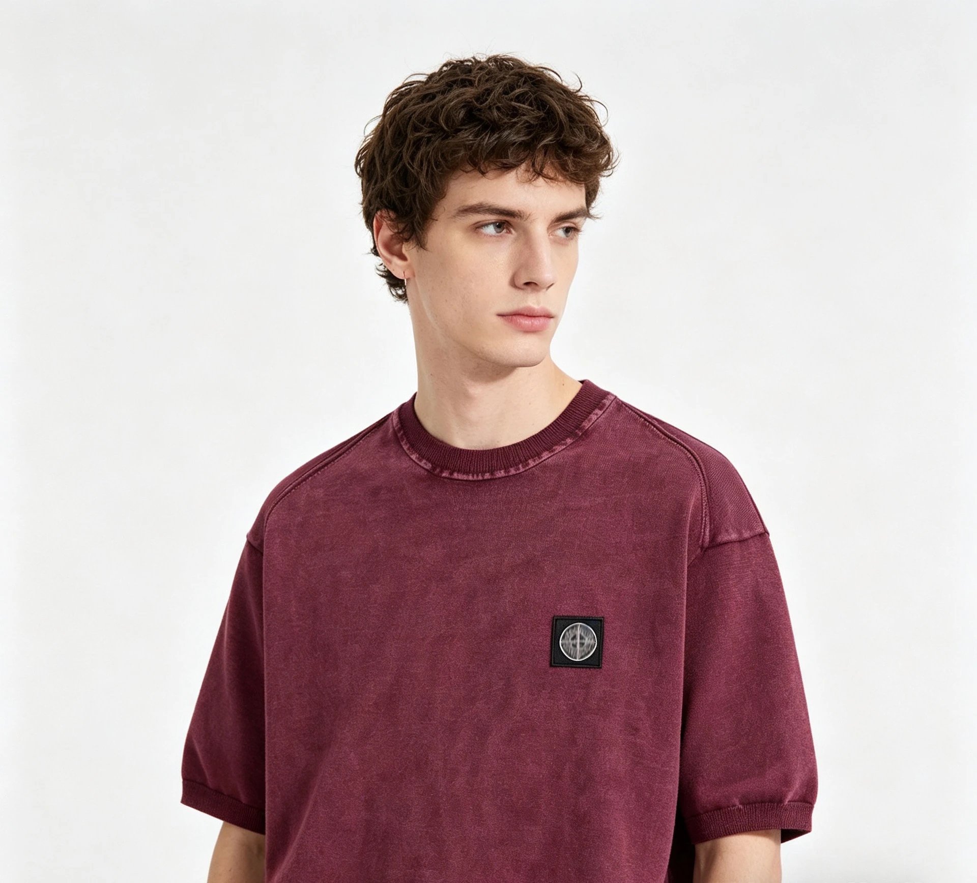 Stone Island Shadow Project Washed Black T-Shirt - 6