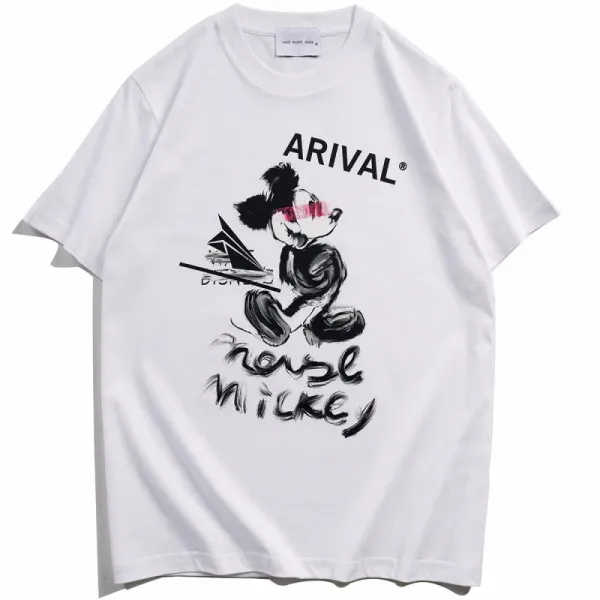Design ARIVAL House Mickey White T-Shirt T-Shirts - 1