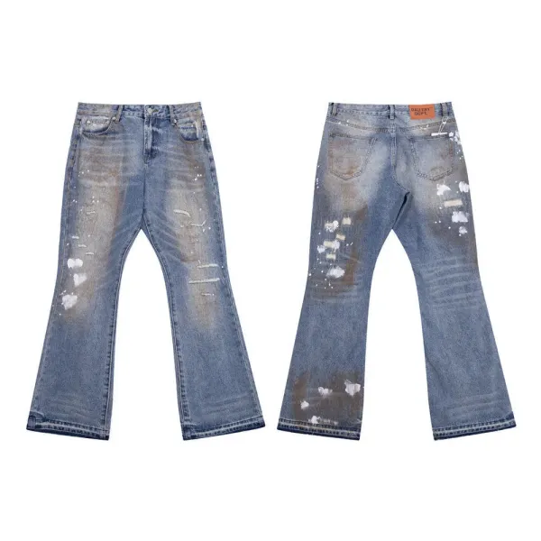 Gallery Dept Patchwork Floral Embroidered Flared Jeans - 19