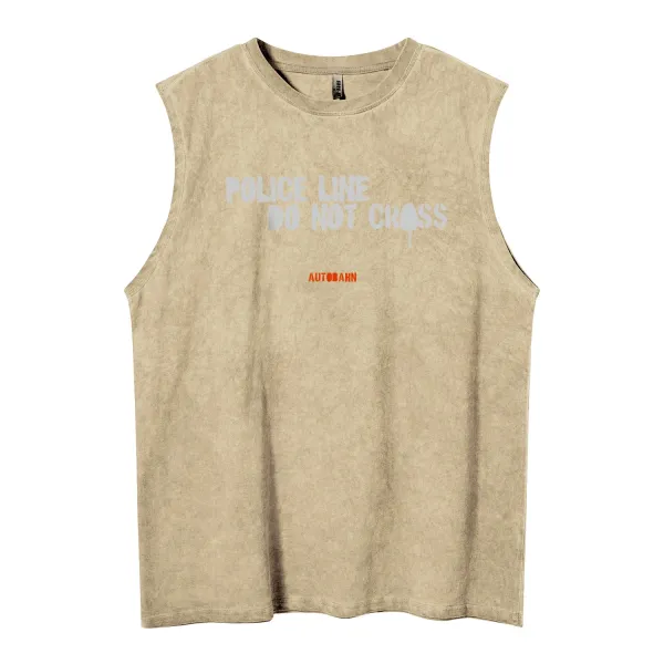 Design Blood Sweat & Tears Graphic Print Pink Acid Wash Vest Top - 9