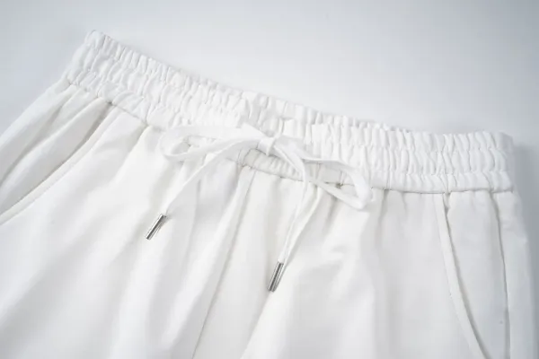 Casablanca Tennis Club Shorts Black and White - 12