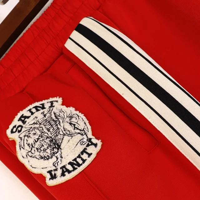 Saint Vanity Tracksuits Zip-up track jacket and striped pants set product detail image 6
