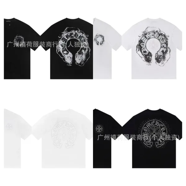 Design Floral Embroidered Black T-Shirt - 8