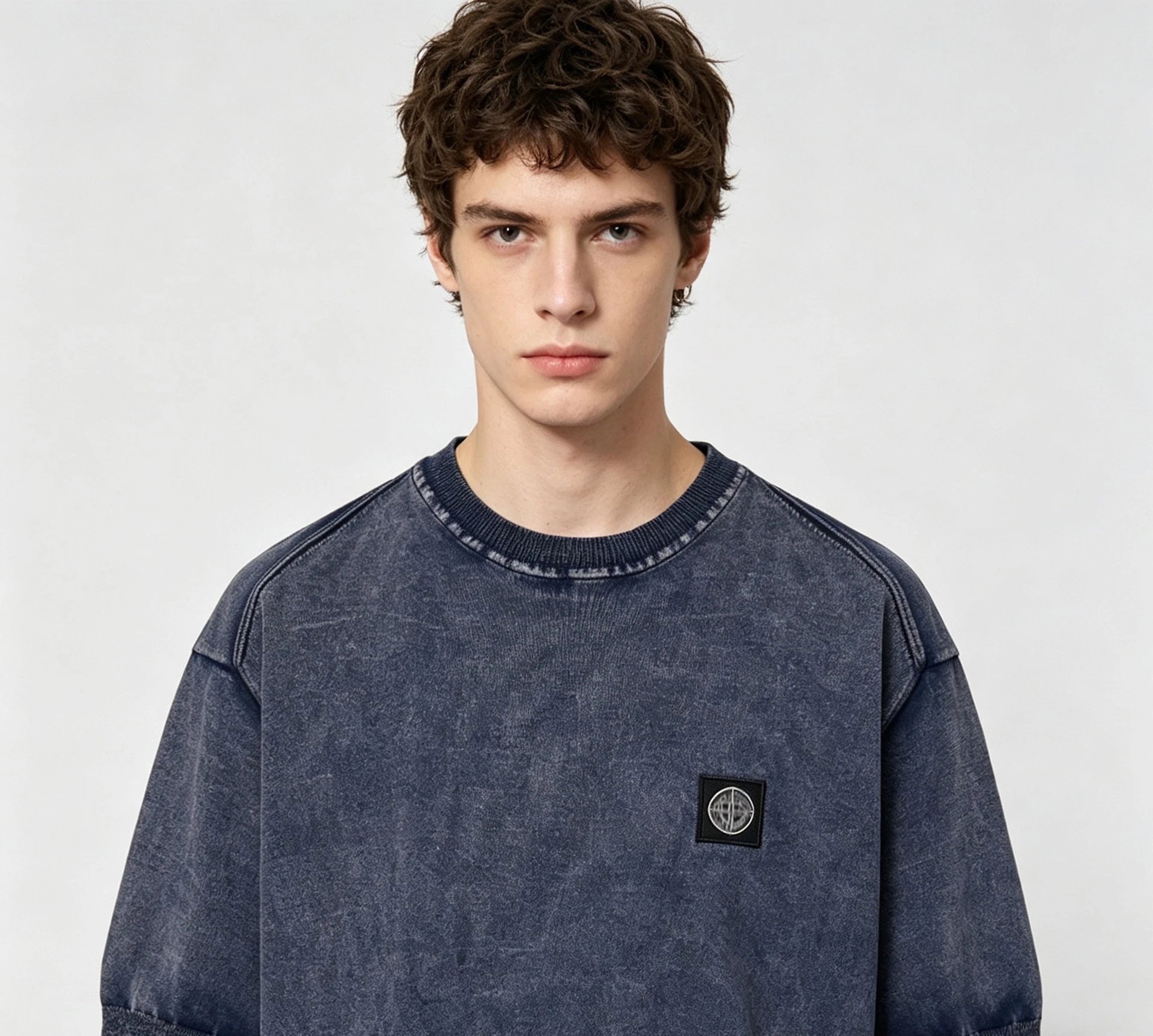 Stone Island Shadow Project Washed Black T-Shirt - 8