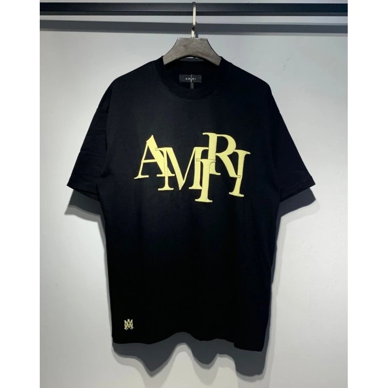 Ami Paris Logo Print Black T-Shirt