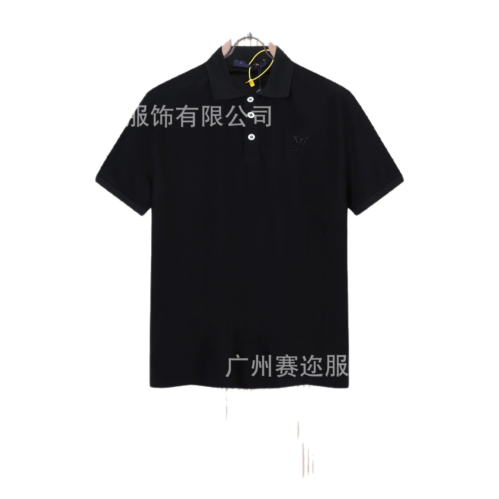 Unbranded Shirts Short-Sleeve Polo Shirt with Contrast Trim and Chest Pocket image 5