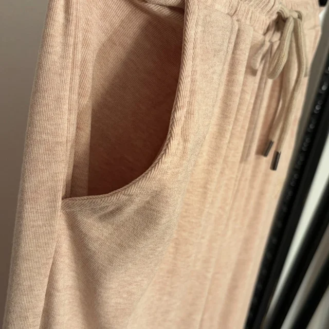 Unbranded Matching Sets V-neck short-sleeve top and drawstring wide-leg trousers set product detail image 9