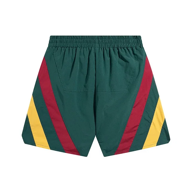 Unbranded Shorts Drawstring with diagonal color-block panels product detail image 11
