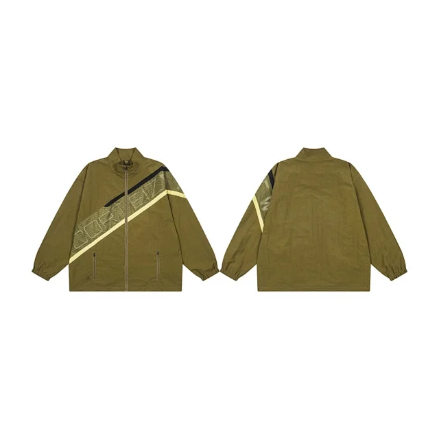 Corteiz Jackets Full-Zip Mesh Logo Panel Jacket product detail image 3