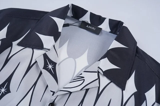 AMIRI Shirts Short-Sleeve Button-Up Graphic Print Shirt product detail image 24