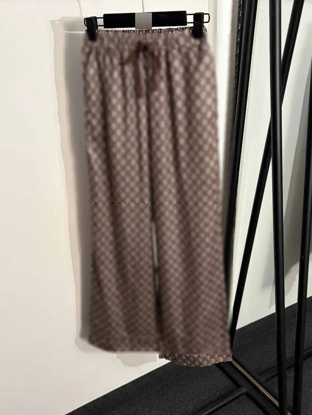 Gucci Matching Sets GG monogram pajama-style shirt and trousers set product detail image 5