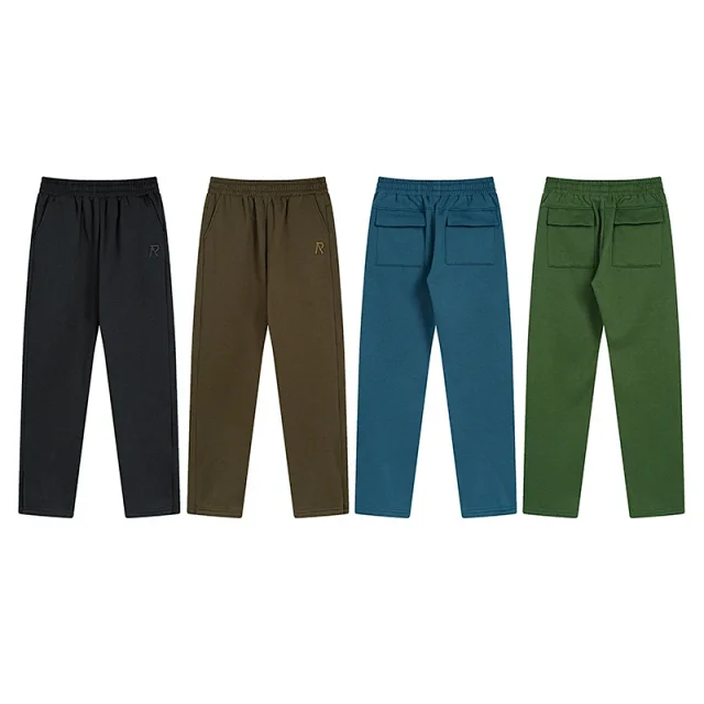REPRESENT Trousers Elastic-Waist Straight-Leg with Embroidered R Logo product detail image 2