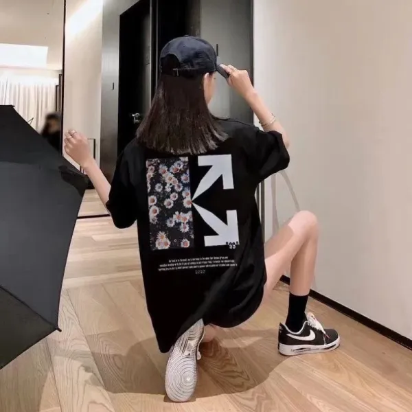 Off-White Arrow Gradient Print White T-Shirt - 14