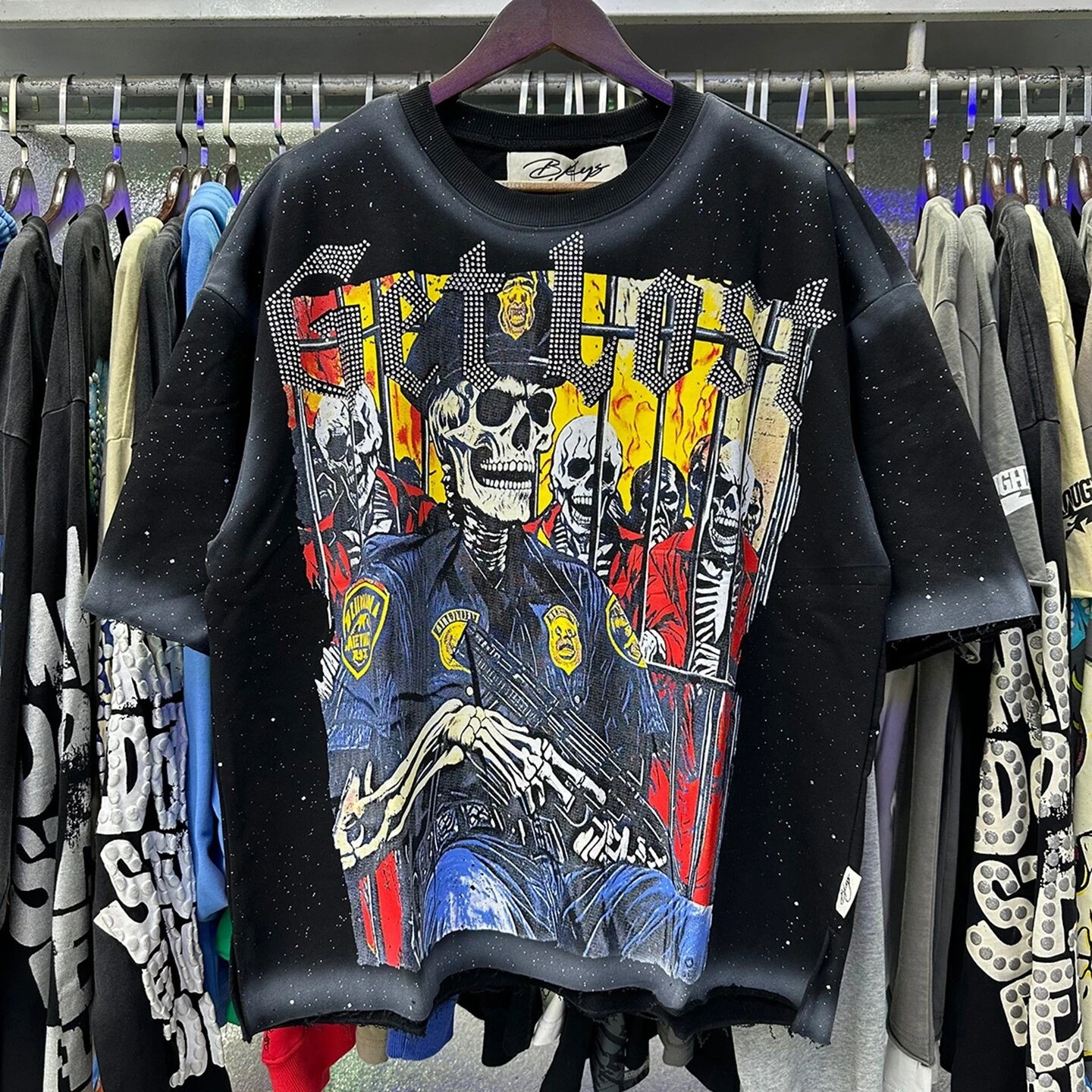 BKYS T-Shirts Oversized graphic-print short-sleeve T-shirt image 4
