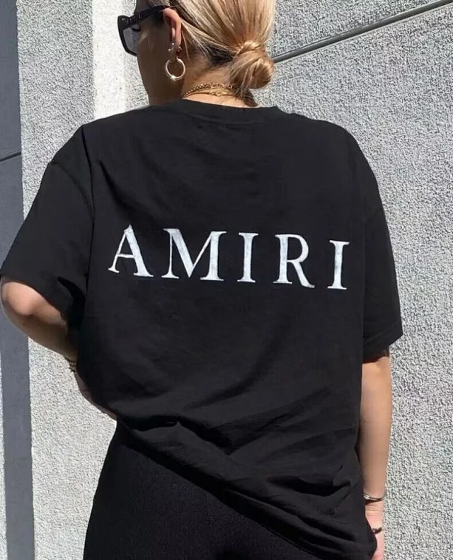 AMIRI T-Shirts Graphic Logo Short-Sleeve T-Shirt product detail image 12