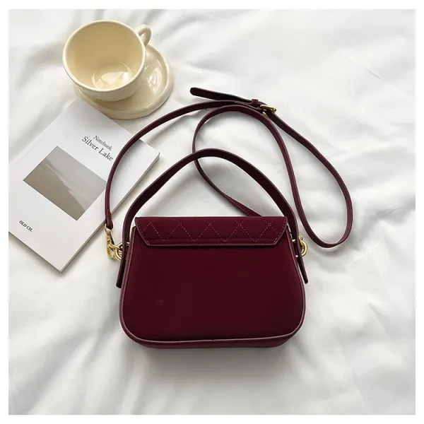 Saint Laurent Monogram Quilted Pink Shoulder Bag - 22