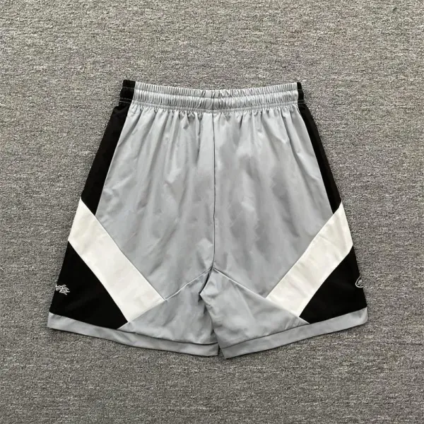 Corteiz CRTZ Graphic Panel Shorts Turquoise Pink Black - 10