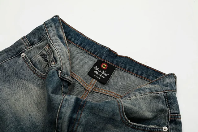 Unbranded Washed denim jacket and wide-leg jeans product detail image 18
