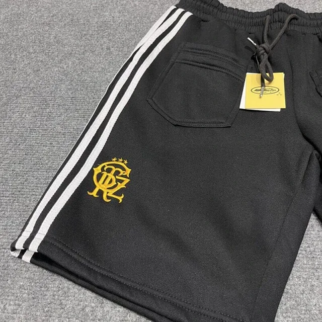 Corteiz Shorts Three-Stripe Embroidered Logo Fleece product detail image 12