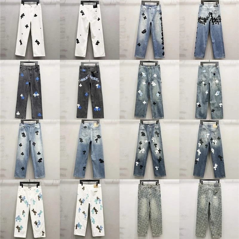 Unbranded Jeans Loose-Fit Cross Patch image 2