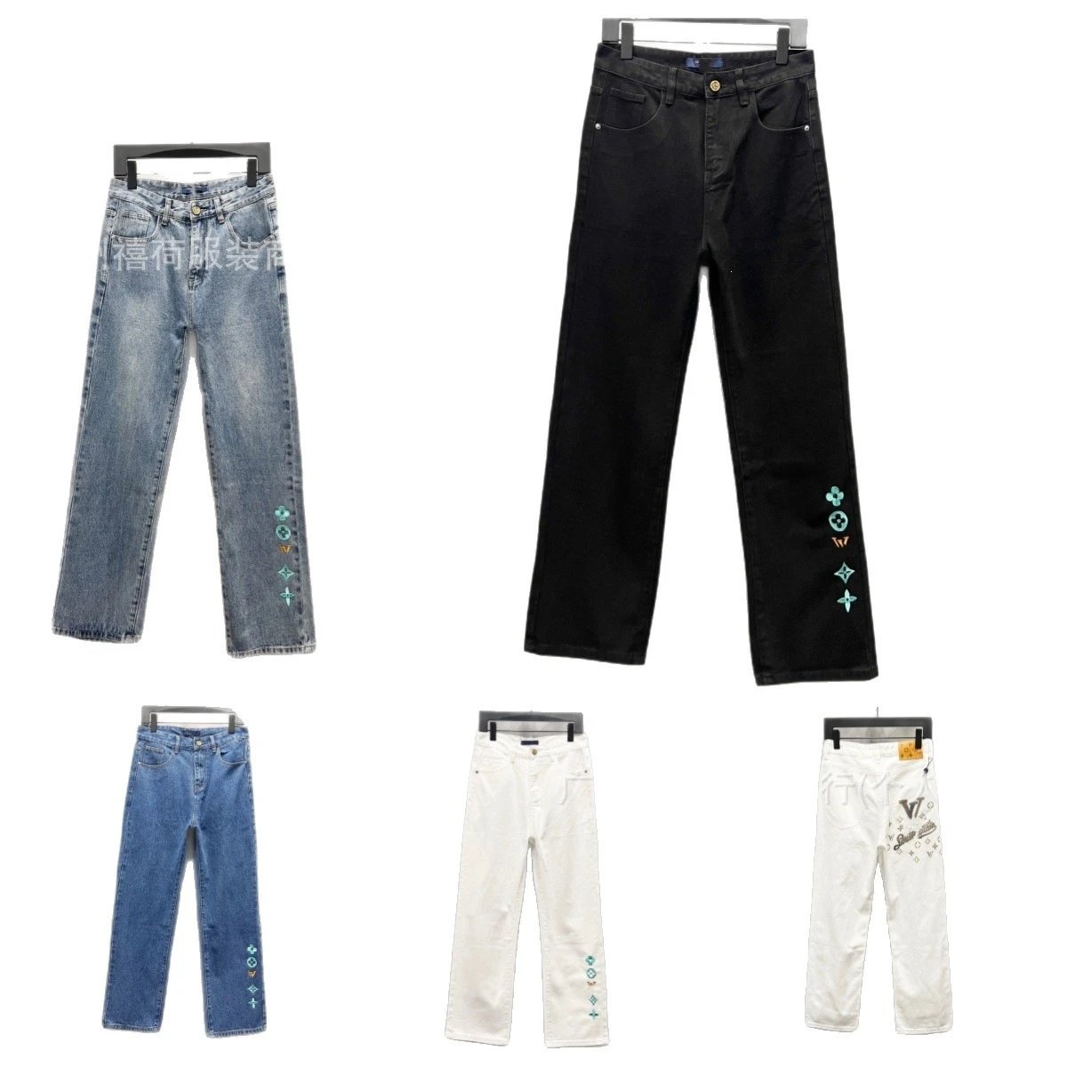 Louis Vuitton Jeans Straight-Leg Graphic Patch image 5