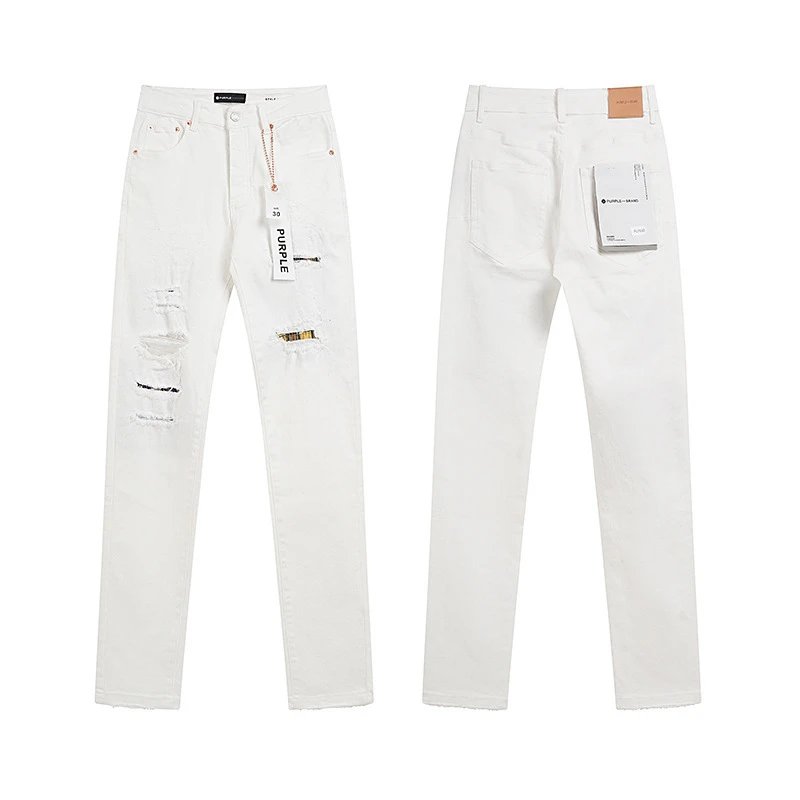 Purple Brand Jeans Printed and distressed denim — PU7030