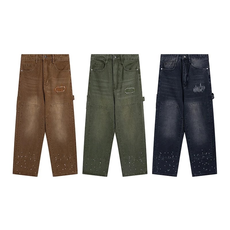 Denim Cargo Pants Br