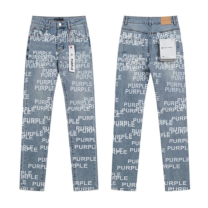 Purple Brand Jeans Printed and distressed denim — PU7012
