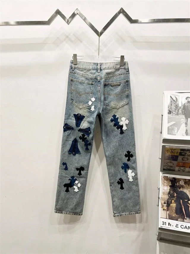 Unbranded Jeans Loose-Fit Cross Patch product detail image 47