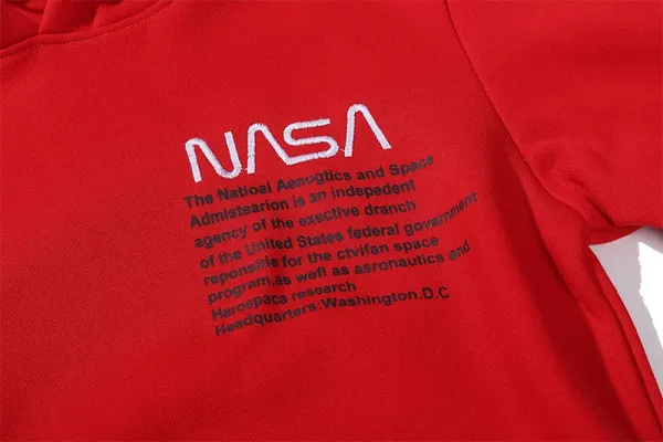 Off-White NASA Print Hoodie White - 8