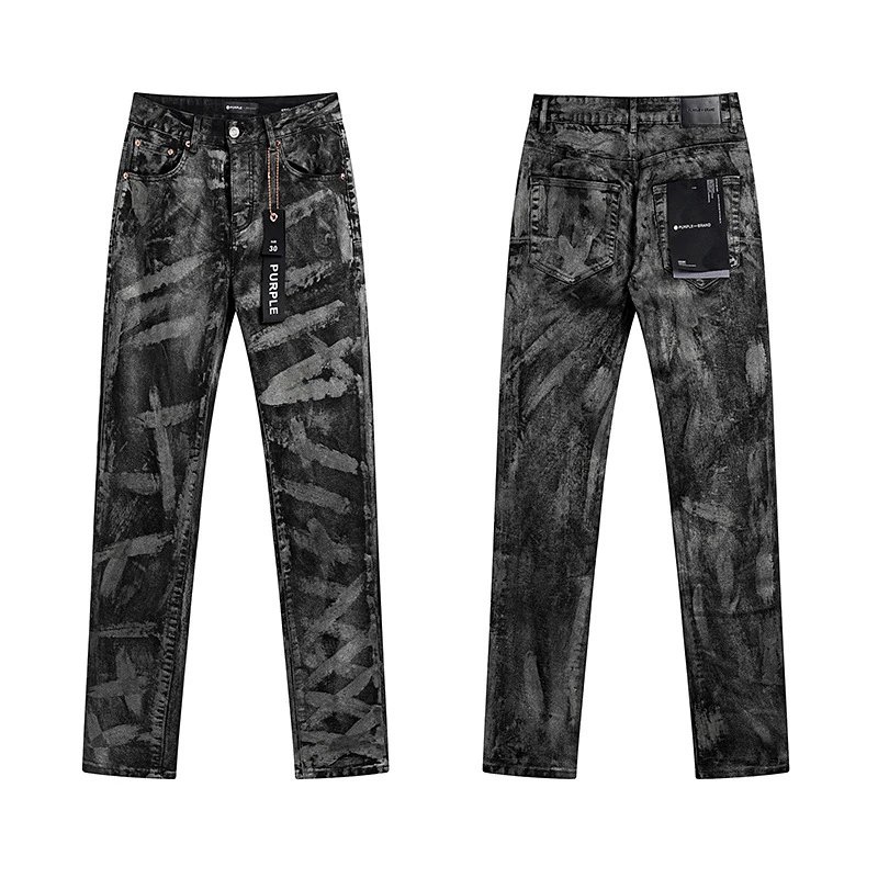 Purple Brand Jeans Printed and distressed denim — PU7002