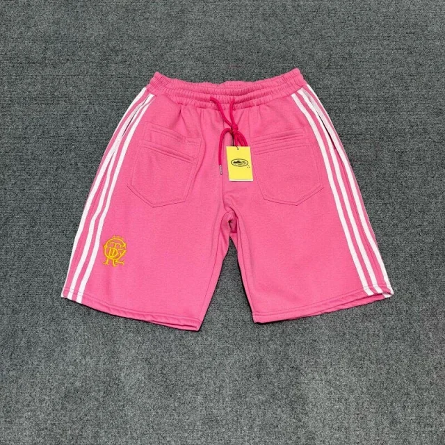 Corteiz Shorts Three-Stripe Embroidered Logo Fleece product detail image 5