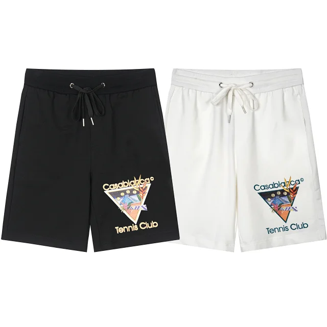 Casablanca Shorts Graphic-print drawstring product detail image 6