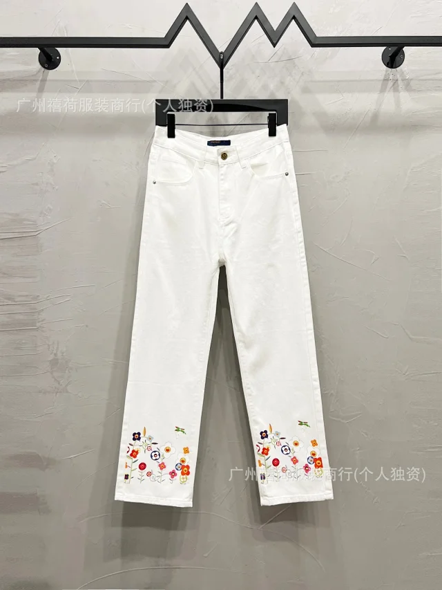 Louis Vuitton Jeans Straight-Leg Graphic Patch product detail image 31