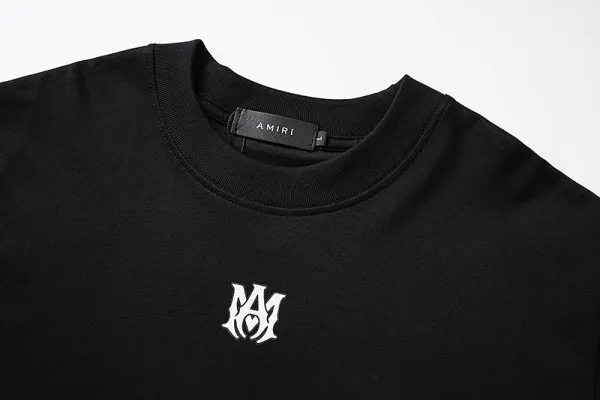 Amiri Number 22 Ornate Print Black T-Shirt - 9