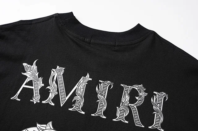 AMIRI T-Shirts 22 floral graphic short-sleeve T-shirt product detail image 15