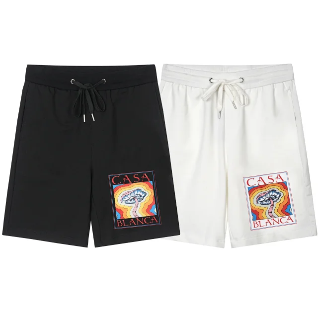 Casablanca Shorts Graphic-print drawstring product detail image 8