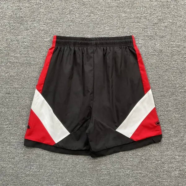 Corteiz CRTZ Graphic Panel Shorts Turquoise Pink Black - 6