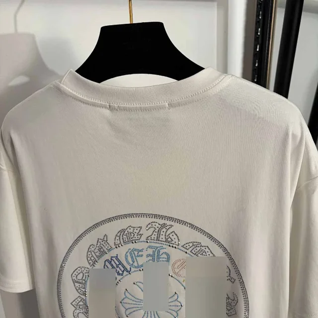 Chrome Hearts T-Shirts Short-Sleeve Cross Graphic T-Shirt product detail image 6