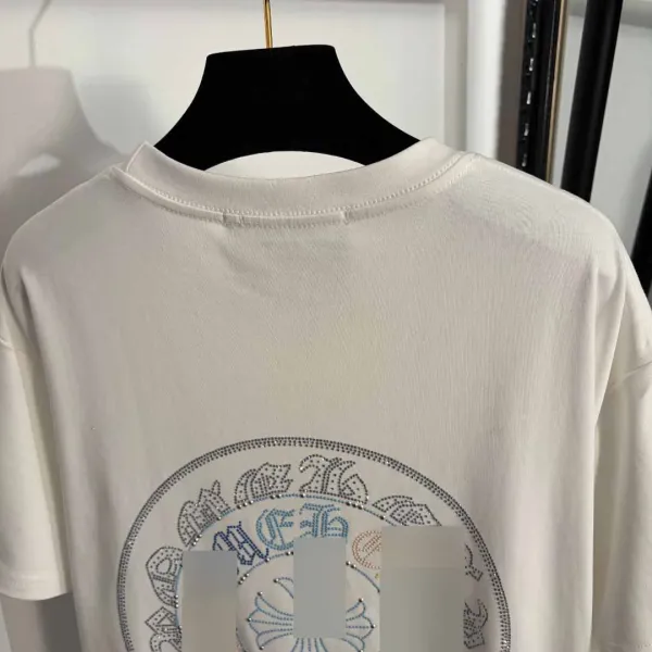 Chrome Hearts Embroidered Cross Pocket T-Shirt White - 7