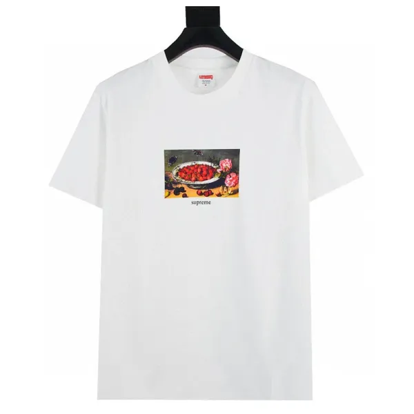 Supreme Still Life Print White T-Shirt - 1
