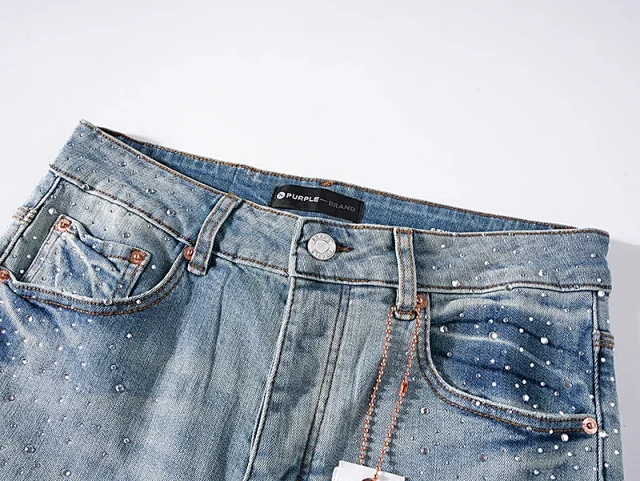 Purple Brand Jeans Printed and distressed denim product detail image 10