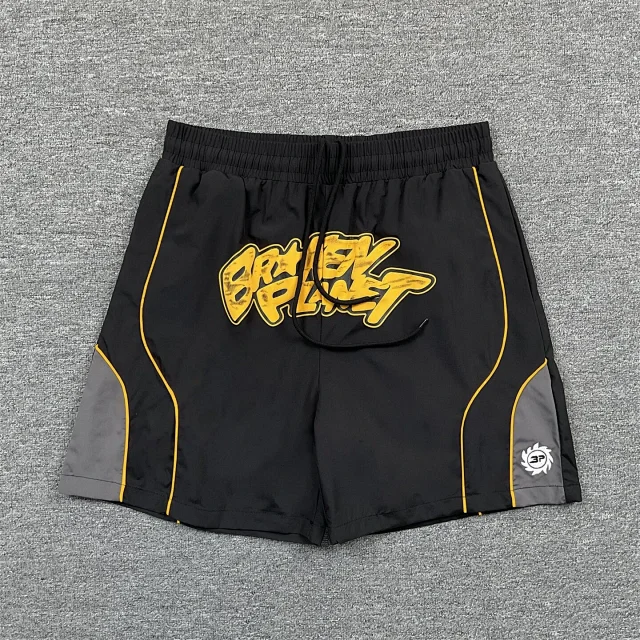 Broken Planet Shorts Color-Block Graphic Print Drawstring product detail image 6