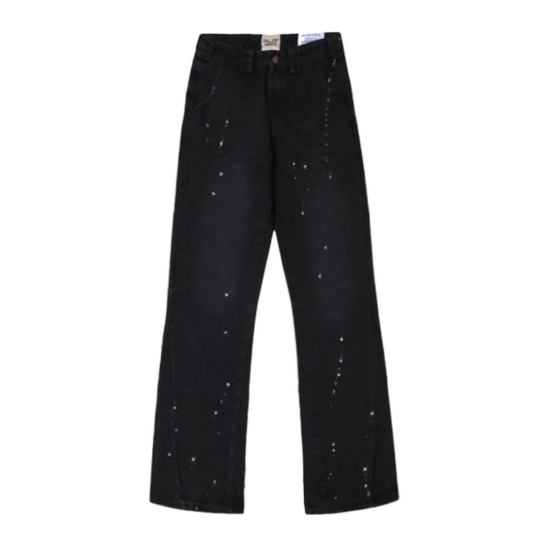 Gallery Dept. Jeans Faded distressed straight-leg — Figure color eight