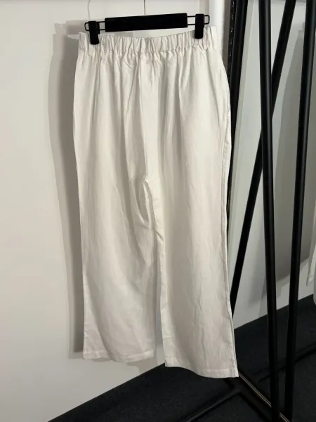 Design Utility Vest and Wide-Leg Pants Set Camel - 8