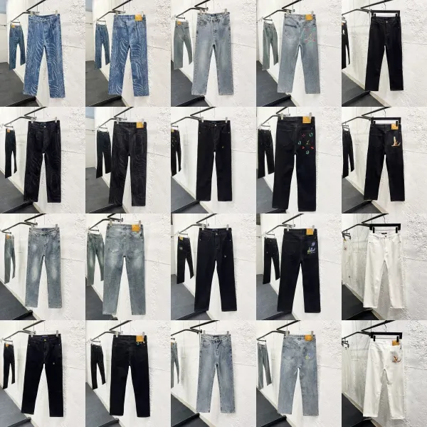 Design Wide-Leg Straight-Cut Light Wash Jeans - 4
