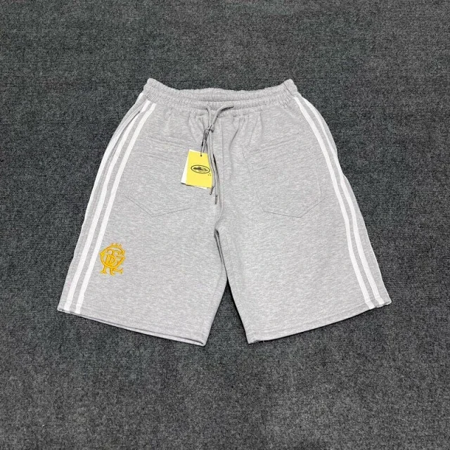 Corteiz Shorts Three-Stripe Embroidered Logo Fleece product detail image 7