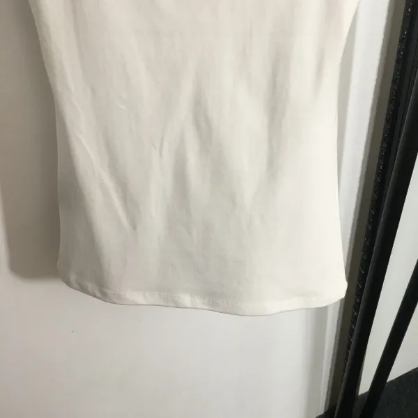 Prada Logo-Tag Crop Tank Top Brown Vest Top - 9